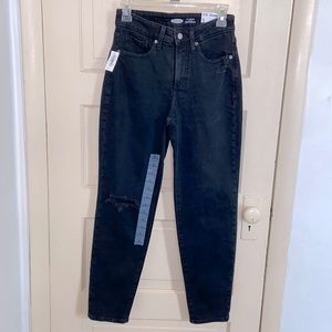 Old Navy black jeans, size 0